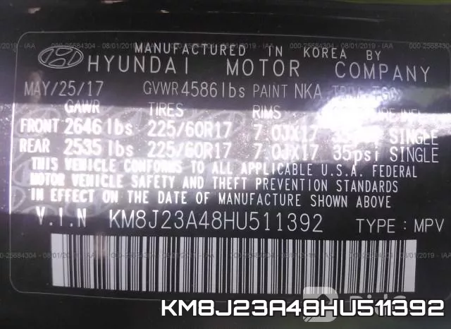 KM8J23A48HU511392 фото 10