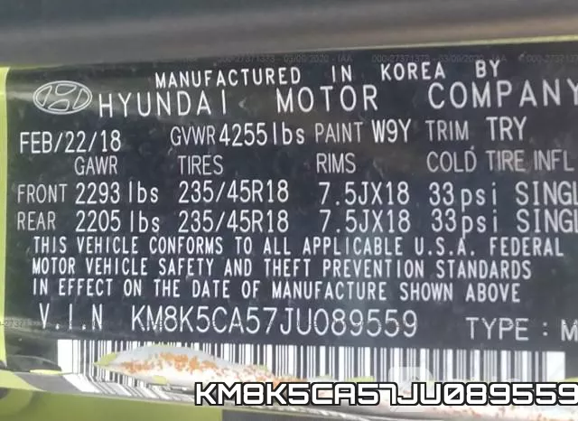 KM8K5CA57JU089559 фото 10