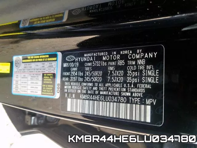 KM8R44HE6LU034780 фото 2