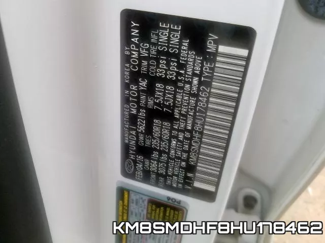 KM8SMDHF8HU178462 фото 2