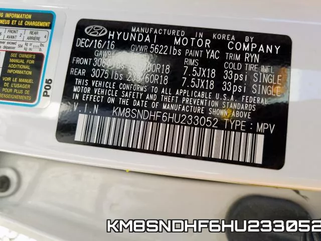 KM8SNDHF6HU233052 фото 2