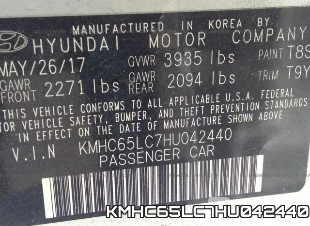 KMHC65LC7HU042440 фото 10