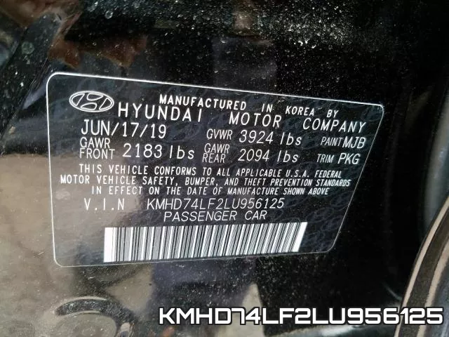 KMHD74LF2LU956125 фото 2