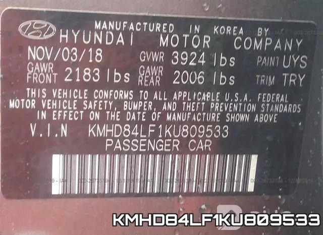 KMHD84LF1KU809533 фото 10