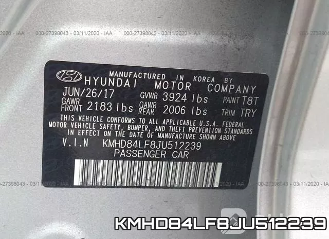 KMHD84LF8JU512239 фото 10