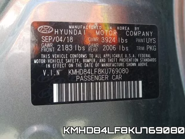 KMHD84LF8KU769080 фото 2