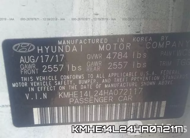 KMHE14L24HA072117 фото 10