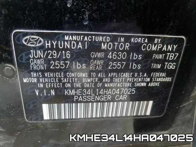 KMHE34L14HA047025 фото 2
