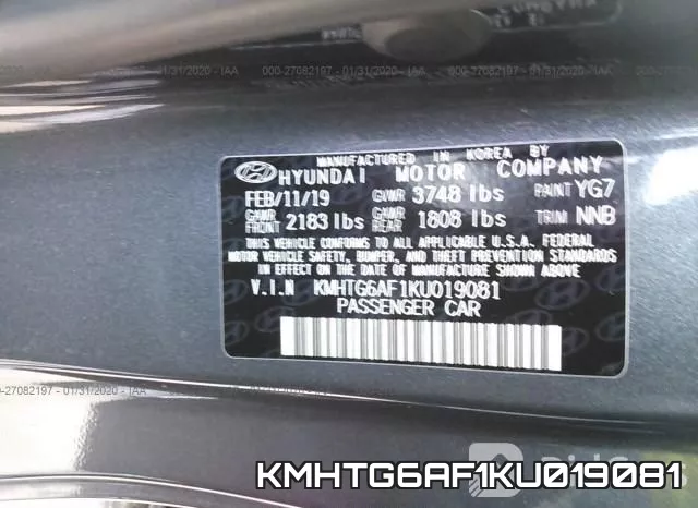 KMHTG6AF1KU019081 фото 10