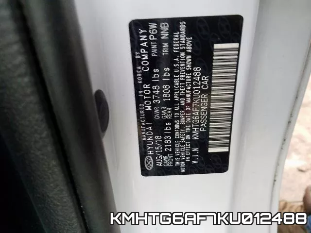 KMHTG6AF7KU012488 фото 2