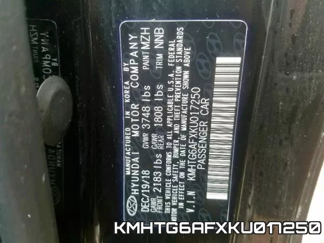 KMHTG6AFXKU017250 фото 2