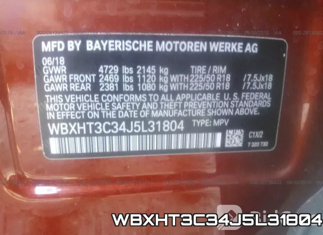 WBXHT3C34J5L31804 фото 10