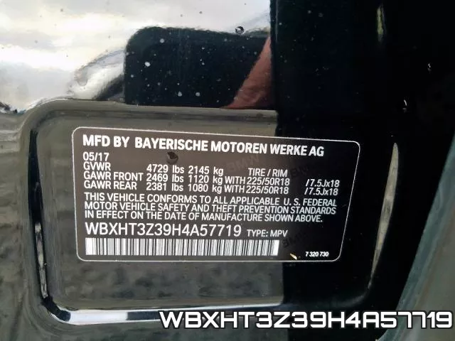 WBXHT3Z39H4A57719 фото 2