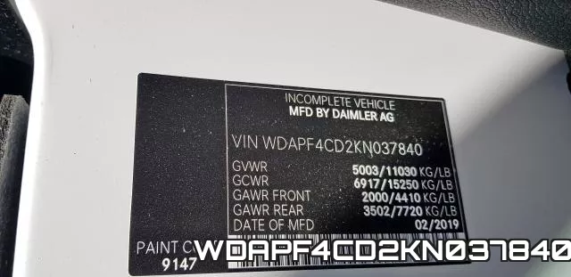 WDAPF4CD2KN037840 фото 6