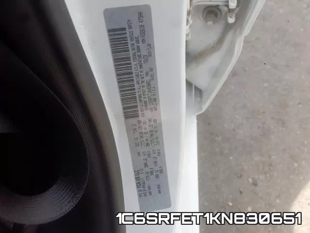 1C6SRFET1KN830651 фото 2