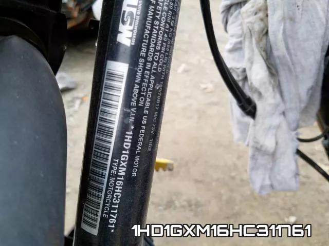 1HD1GXM16HC311761 фото 2