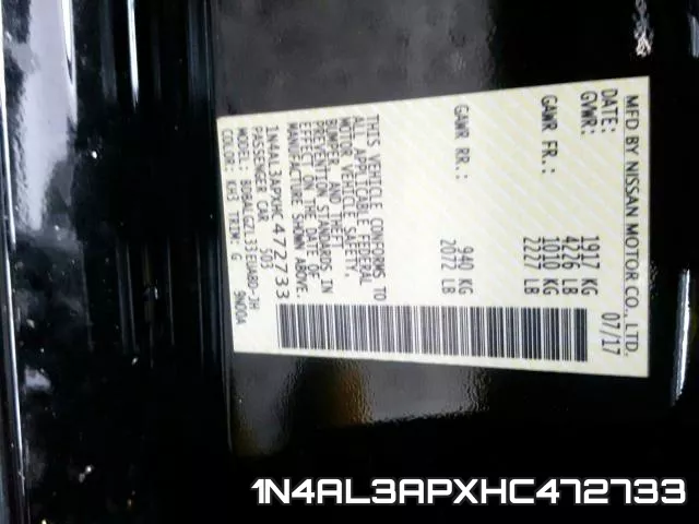 1N4AL3APXHC472733 фото 2