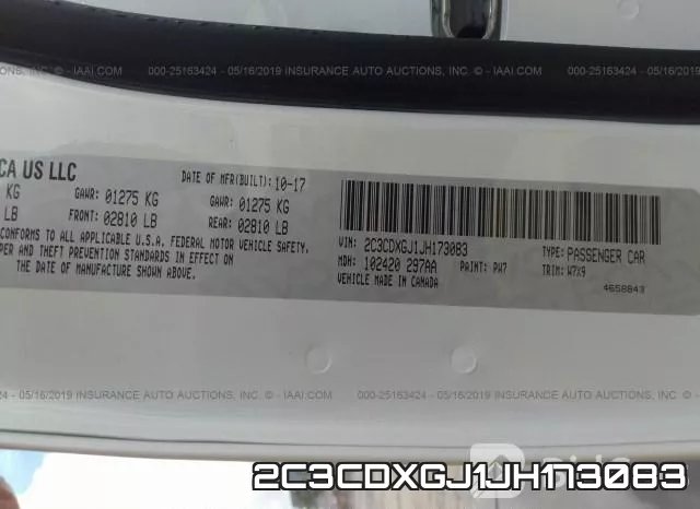 2C3CDXGJ1JH173083 фото 10