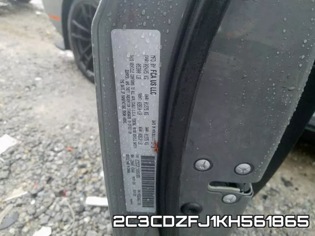 2C3CDZFJ1KH561865 фото 2