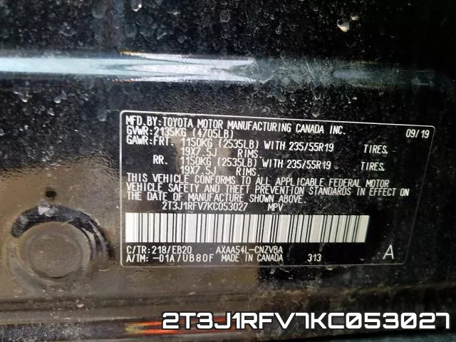 2T3J1RFV7KC053027 фото 2
