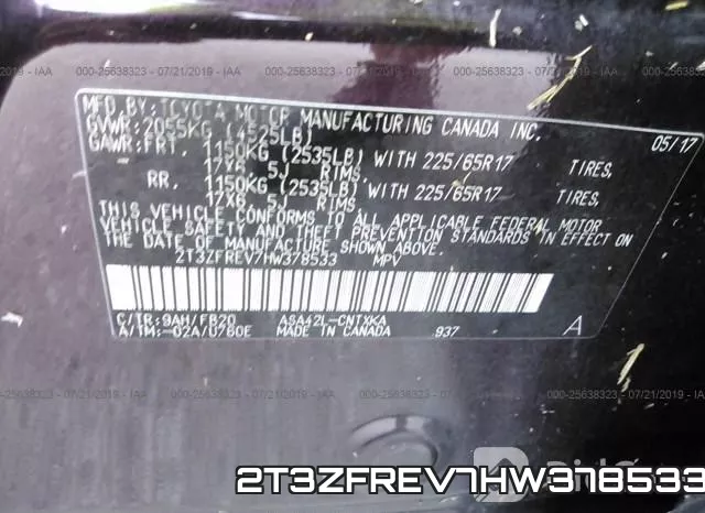 2T3ZFREV7HW378533 фото 10