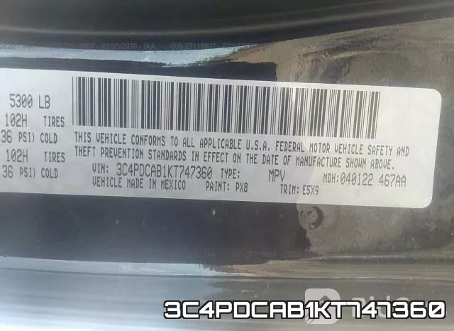 3C4PDCAB1KT747360 фото 10