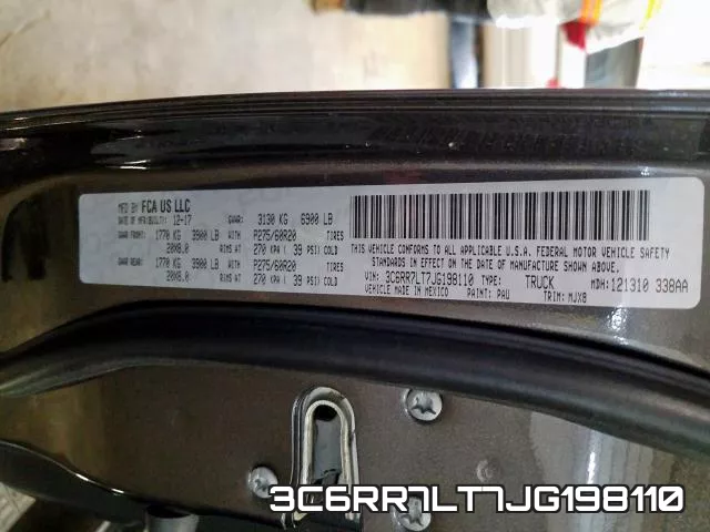 3C6RR7LT7JG198110 фото 2