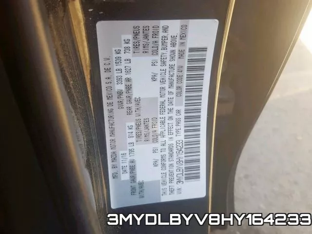 3MYDLBYV8HY164233 фото 2