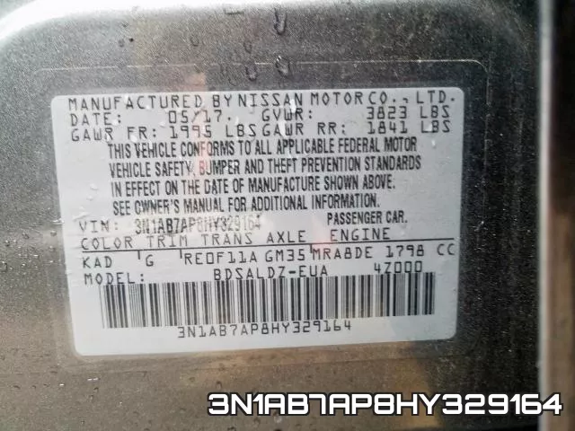 3N1AB7AP8HY329164 фото 2