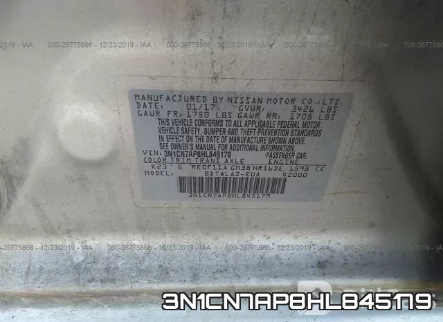 3N1CN7AP8HL845179 фото 10