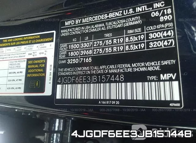 4JGDF6EE3JB157448 фото 10