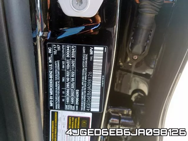 4JGED6EB6JA098126 фото 2