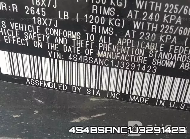 4S4BSANC1J3291423 фото 10