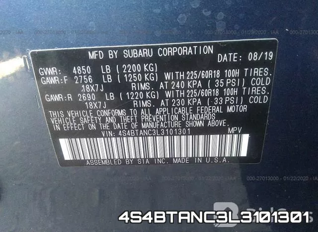 4S4BTANC3L3101301 фото 10
