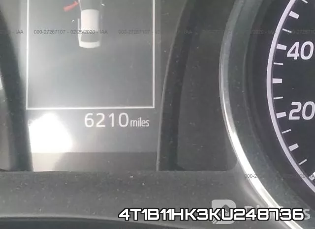 4T1B11HK3KU248736 фото 8