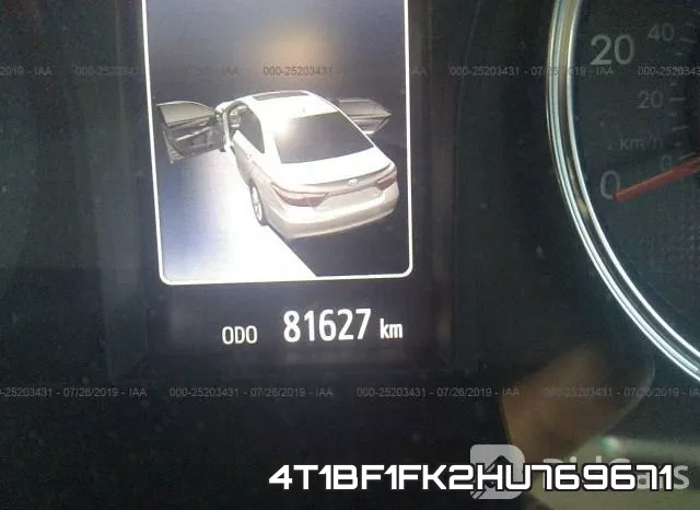 4T1BF1FK2HU769671 фото 8