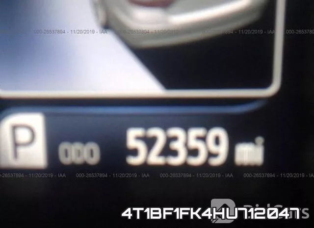 4T1BF1FK4HU712047 фото 8