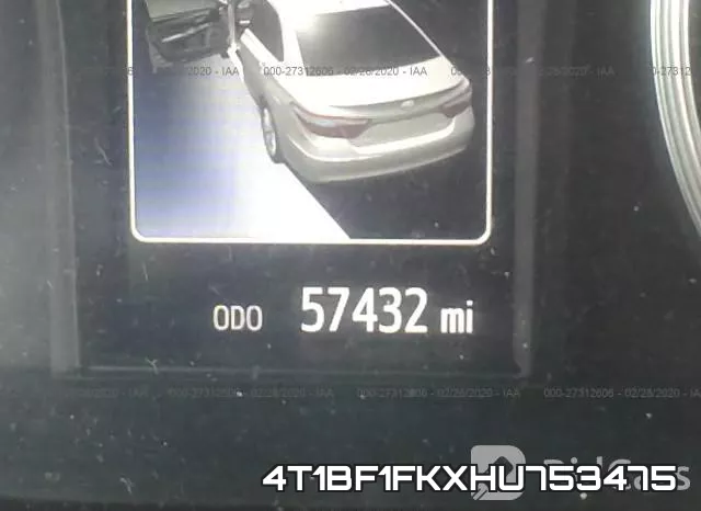 4T1BF1FKXHU753475 фото 8