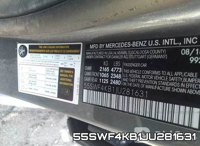 55SWF4KB1JU281631 фото 10