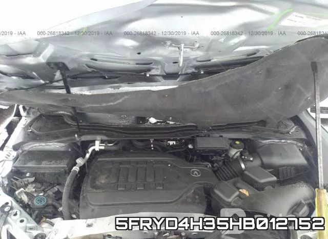 5FRYD4H35HB012752 фото 2
