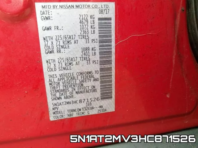 5N1AT2MV3HC871526 фото 2