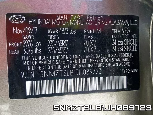 5NMZT3LB1JH089723 фото 2