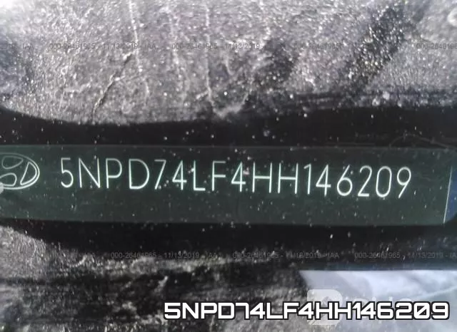 5NPD74LF4HH146209 фото 10