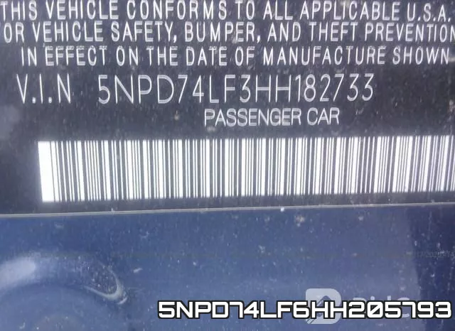 5NPD74LF6HH205793 фото 10