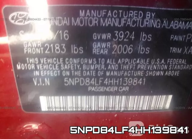 5NPD84LF4HH139841 фото 10