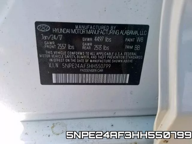 5NPE24AF3HH550799 фото 2