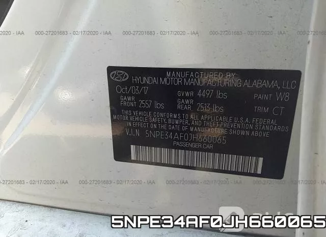 5NPE34AF0JH660065 фото 10