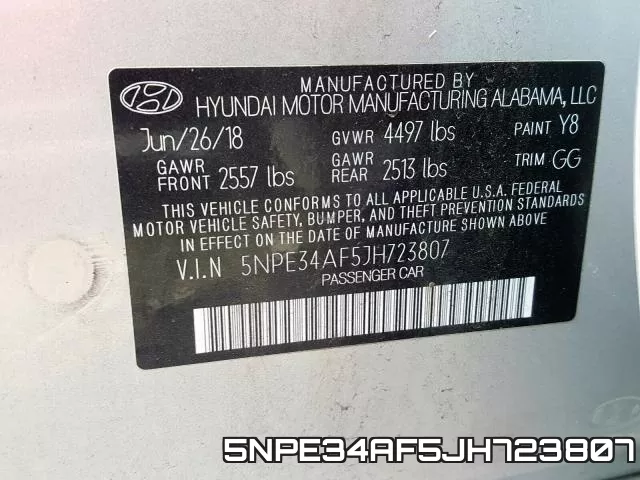 5NPE34AF5JH723807 фото 2