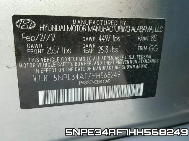 5NPE34AF7HH568249 фото 2