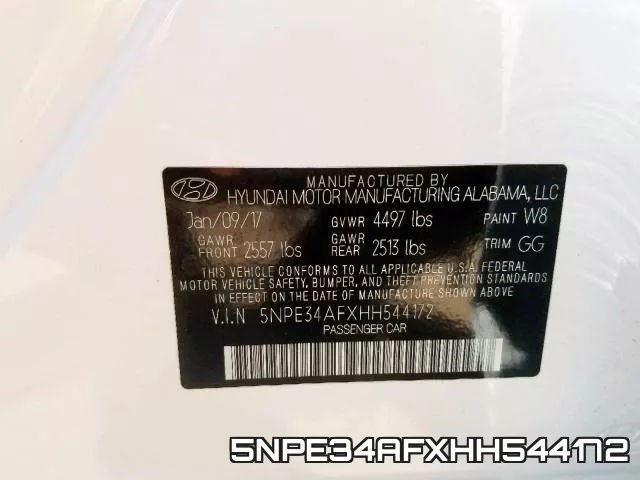 5NPE34AFXHH544172 фото 2